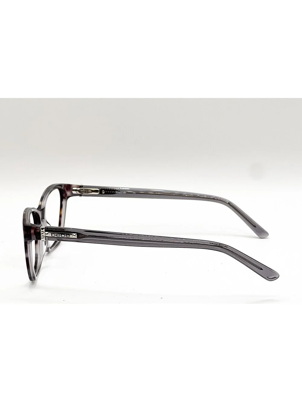 Bebe BB5126 001 Jet Rectangle Authentic Eyeglass Frames 53-17